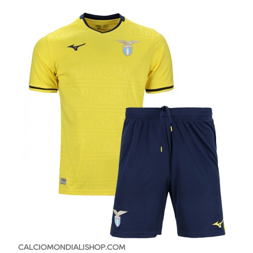 Maglie da calcio Lazio Seconda Maglia Bambino 2024-25 Manica Corta (+ Pantaloni corti)